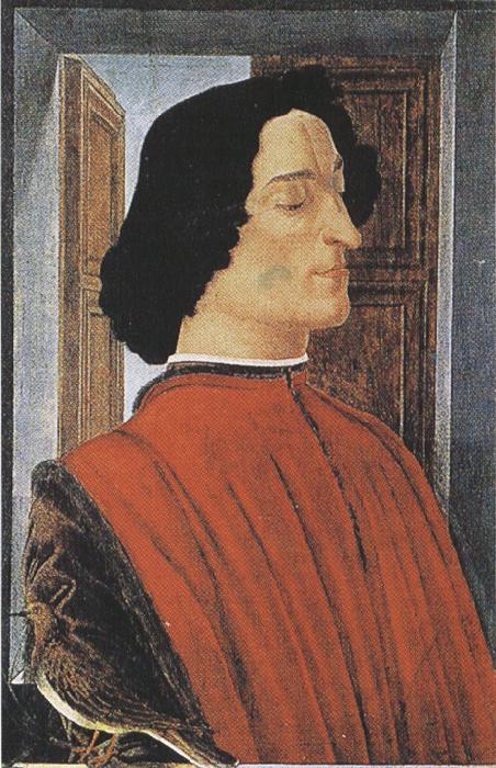 Sandro Botticelli Portrait of Giuliano de'Medici (mk36) Germany oil painting art